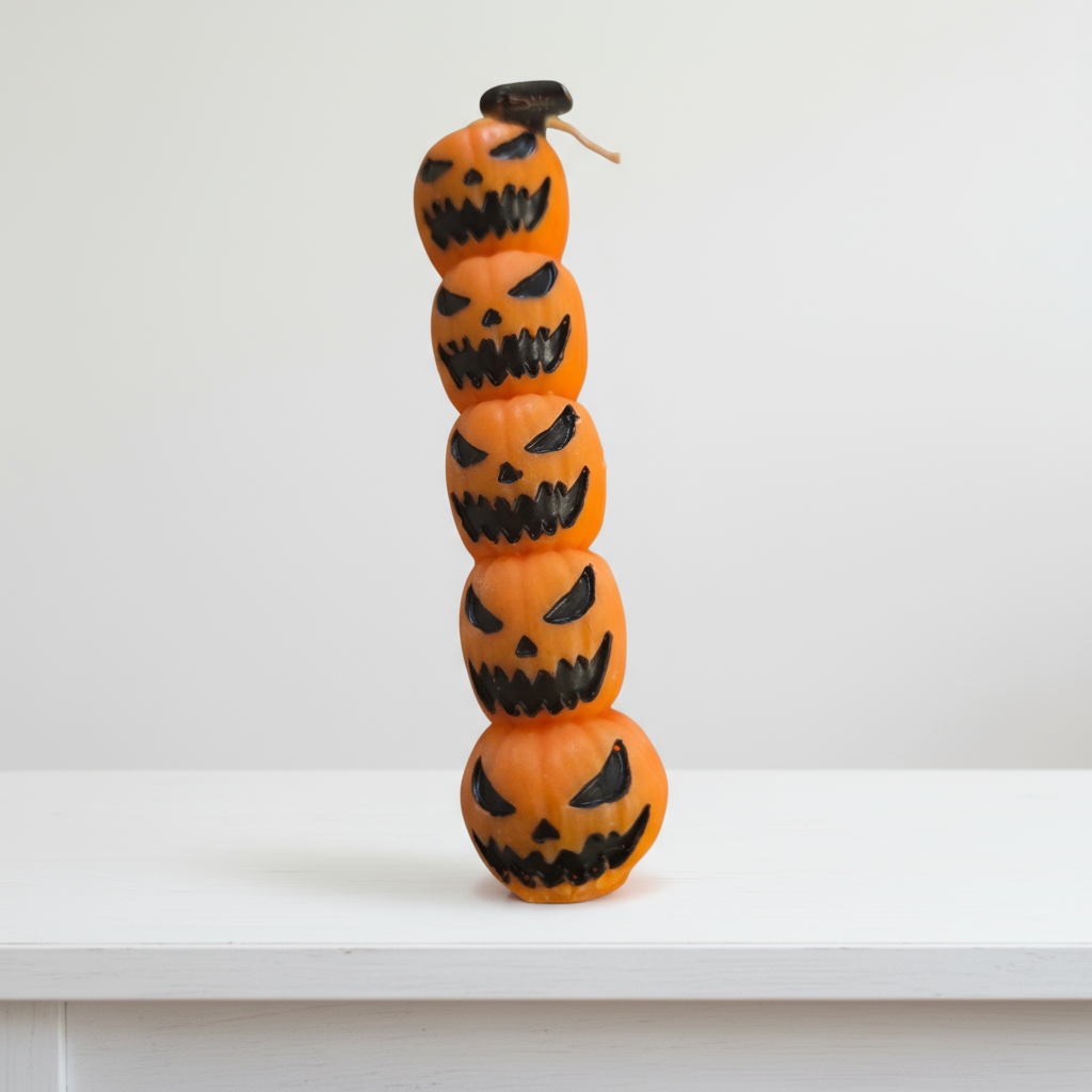 Halloween Pumpkin Stack Scented Candle - MAZAROMA