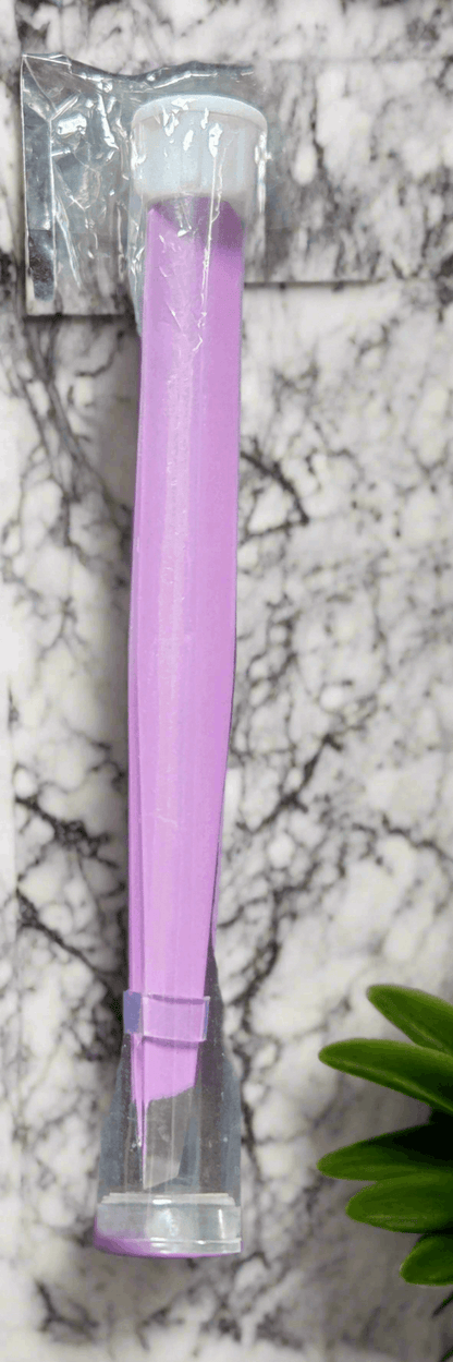 Purple slanted edge tweezers - MAZAROMA