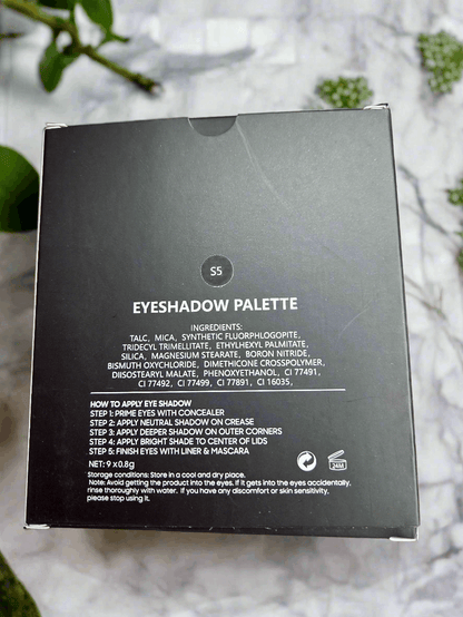 Mazaroma 9x shade eyeshadow palette - MAZAROMA