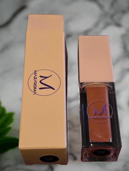 Mazaroma EXCLUSIVE nude pink lip gloss - MAZAROMA