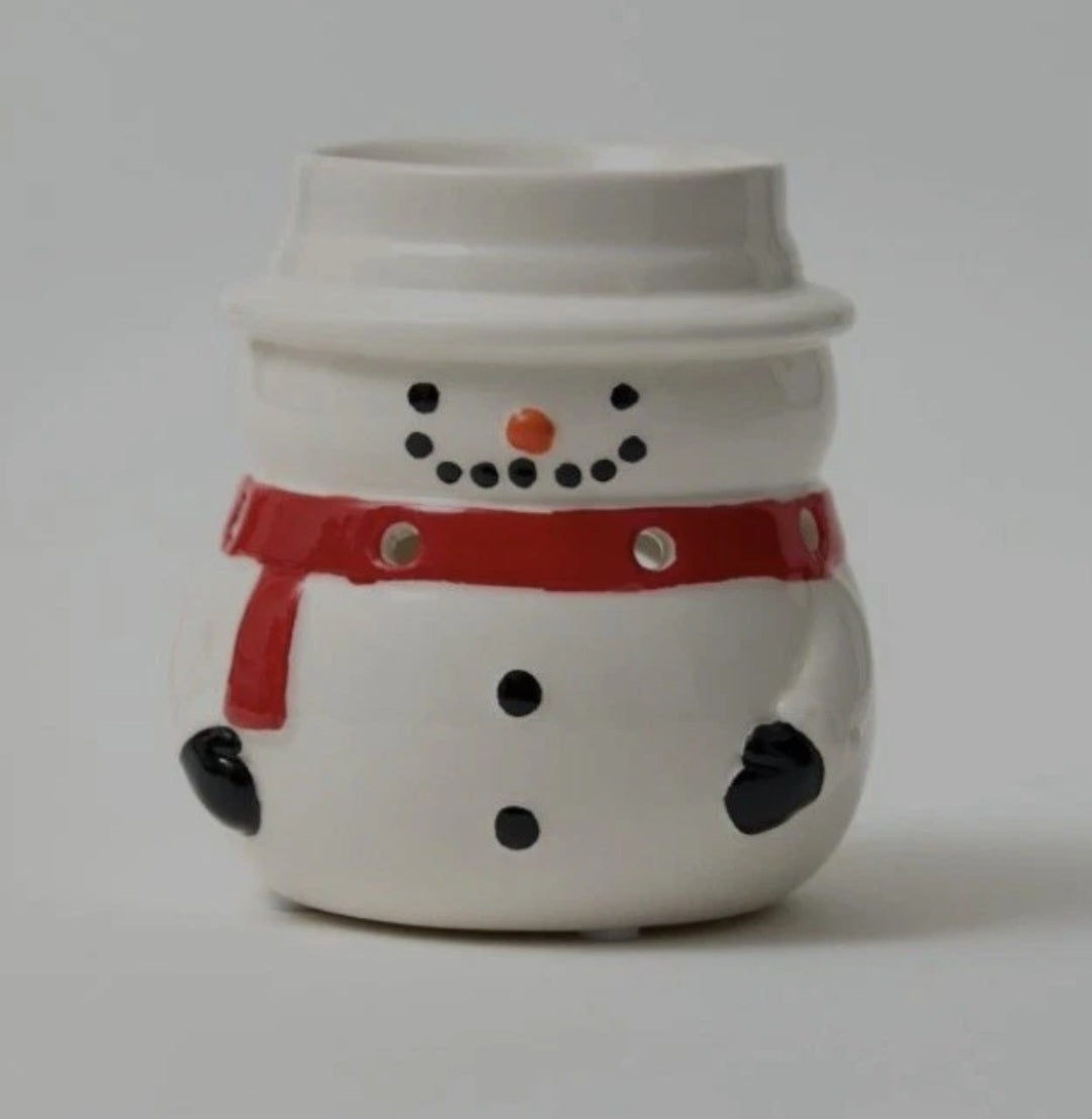 Mazaroma's Snowman Tealight Wax Melt / Oil Burner - MAZAROMA