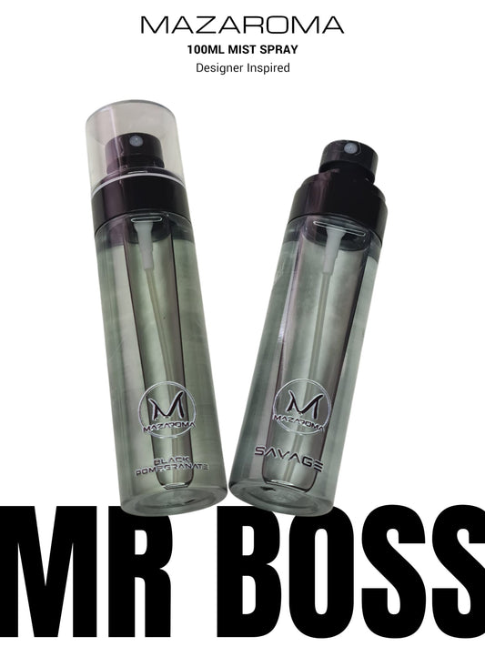 Mazaroma Mr Boss Mist Spray - Luxury Designer Scent for Home & Car - MAZAROMA