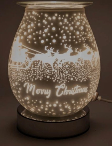 Mazaroma's Merry Christmas Design Wax Melt / Oil Burner - MAZAROMA