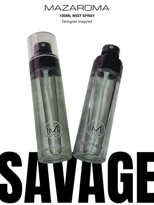 Mazaroma Savage 100ml Mist Spray - Long-lasting Designer Scents - MAZAROMA