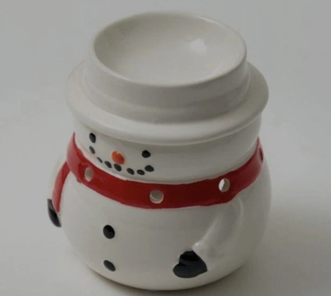 Mazaroma's Snowman Tealight Wax Melt / Oil Burner - MAZAROMA