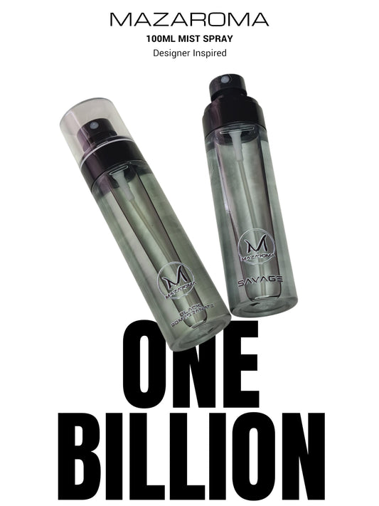 Mazaroma One Billion Mist Spray - Luxurious 100ml Air Freshener - MAZAROMA
