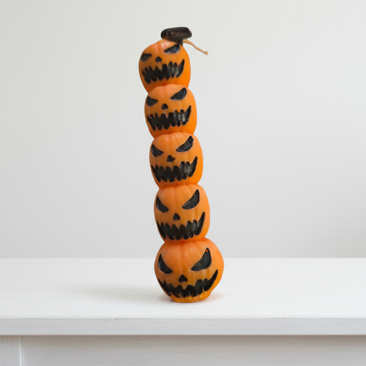 Halloween Pumpkin Stack Scented Candle - MAZAROMA