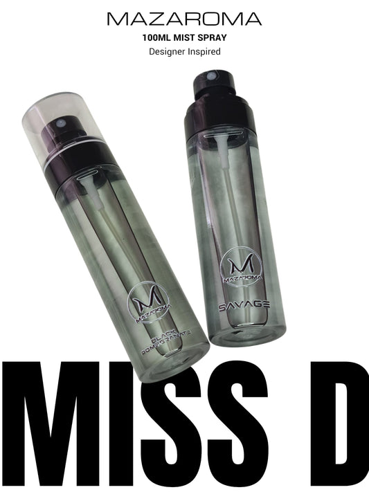 Mazaroma Miss D 100ml Mist Spray - Luxury Designer Inspired Fragrance - MAZAROMA