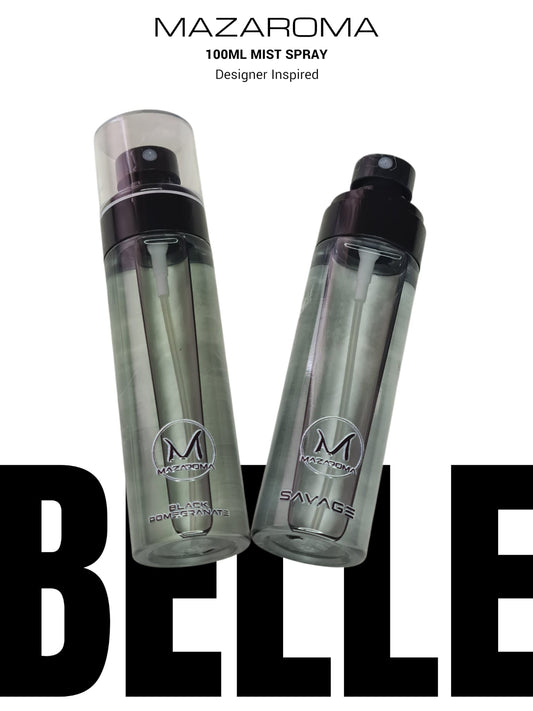 Mazaroma Belle 100ml Mist Spray - Luxurious Home & Car Fragrance - MAZAROMA