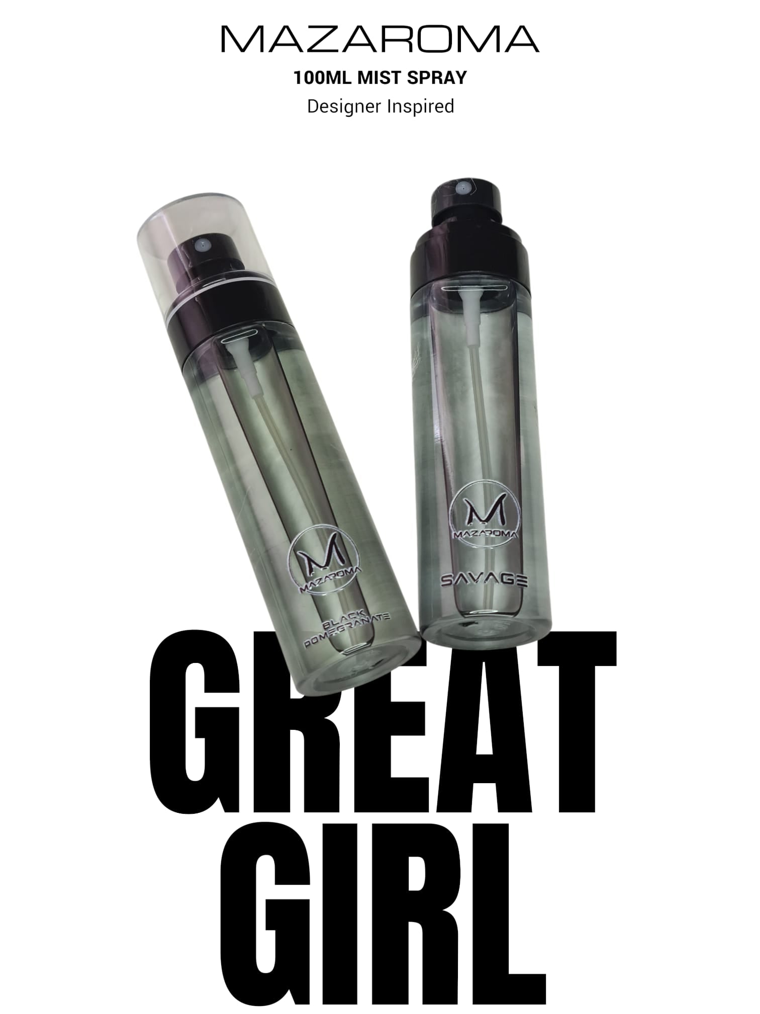 Mazaroma Great Girl Mist Spray 100ml - Luxury Designer Fragrance - MAZAROMA