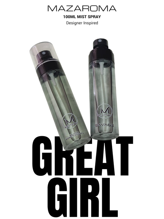 Mazaroma Great Girl Mist Spray 100ml - Luxury Designer Fragrance - MAZAROMA