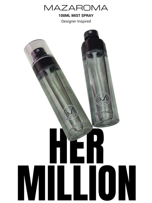 Mazaroma Her Million 100ml Mist Spray - Luxurious Designer Scent - MAZAROMA