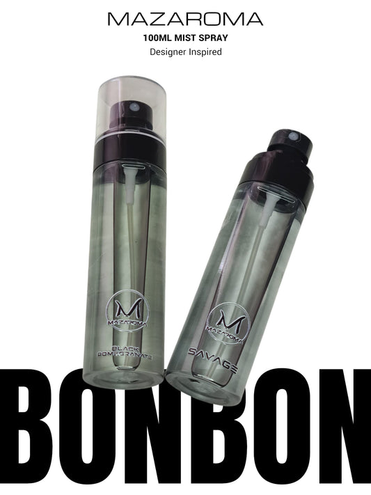 Mazaroma BonBon 100ml Mist Spray - Luxury Designer Aroma Diffuser - MAZAROMA