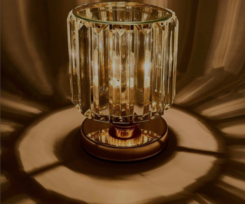 Mazaroma Gold Glass Electric  Straight Lamp Wax Burner - MAZAROMA