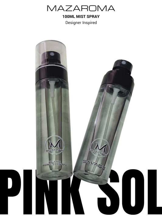 Mazaroma Pink Sol 100ml Mist Spray - Designer Scents for Home & Car - MAZAROMA