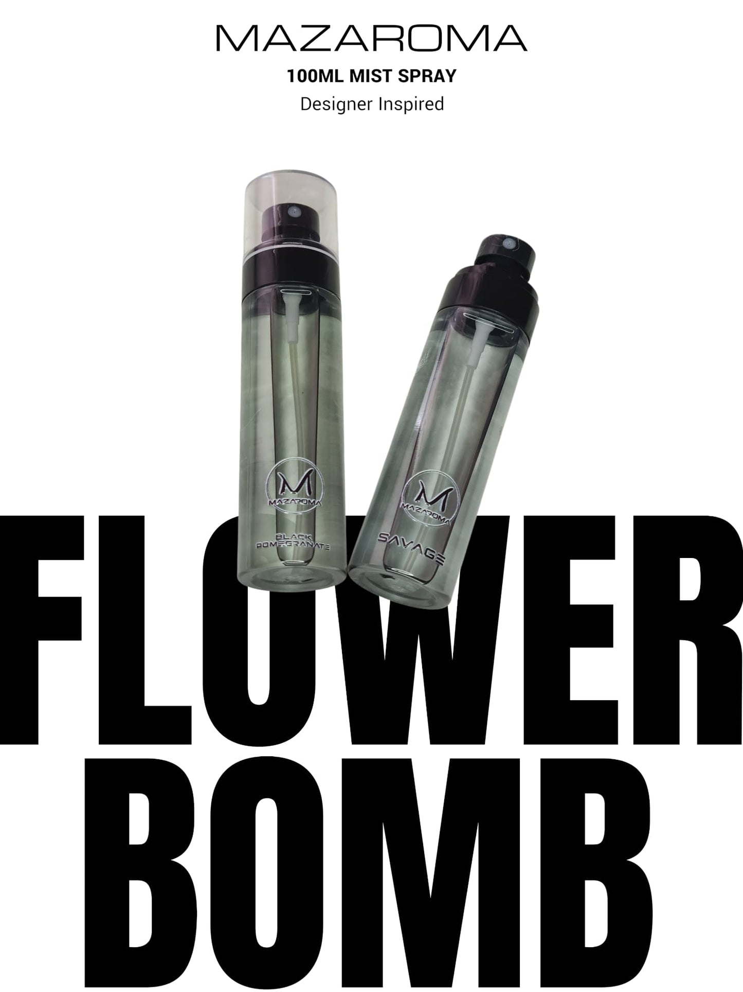 Mazaroma Flowerbomb 100ml Mist Spray - Luxury Designer Aroma - MAZAROMA