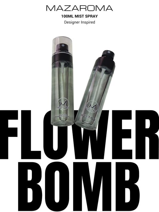 Mazaroma Flowerbomb 100ml Mist Spray - Luxury Designer Aroma - MAZAROMA